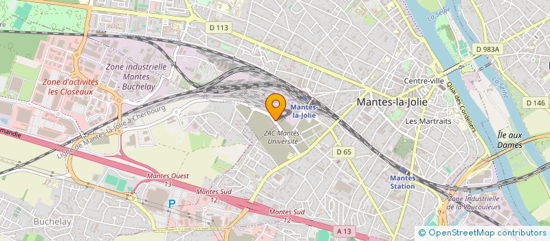 localisation de l'entreprise MADAME SARAH MAHDAOUI  BUCHELAY