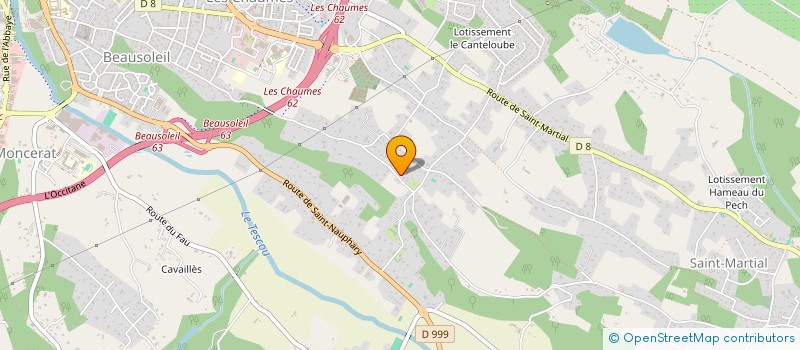 localisation de l'entreprise MADAME SARAH MAHDJOUB  MONTAUBAN