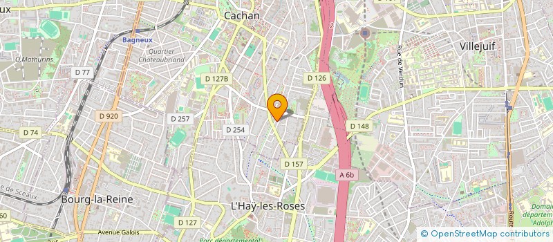 localisation de l'entreprise MADAME SARAH MAHFOUZ à CACHAN