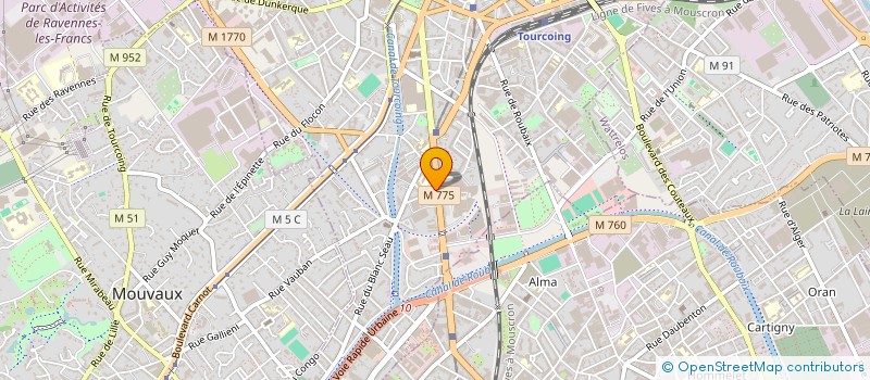 localisation de l'entreprise MADAME SARAH MAHIEUX à TOURCOING