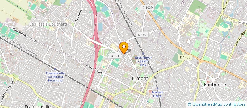 localisation de l'entreprise MADAME SARAH MAINDOMBE  ERMONT