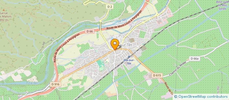 localisation de l'entreprise MADAME SARAH MANGIN  ILLE-SUR-TET