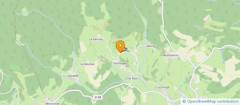 localisation de l'entreprise MADAME SARAH MANIGAND  CUSSY-EN-MORVAN