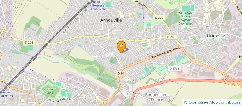 localisation de l'entreprise MADAME SARAH MANSOURI  ARNOUVILLE