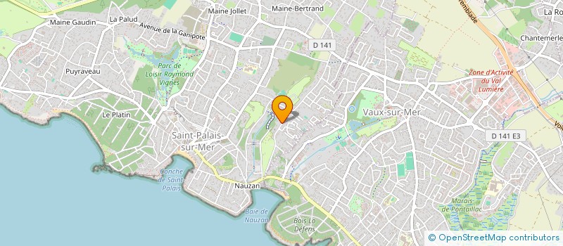 localisation de l'entreprise MADAME SARAH MANTEAU  SAINT-PALAIS-SUR-MER