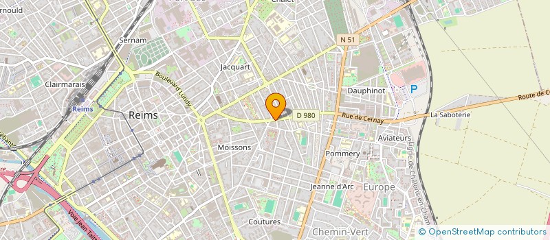 localisation de l'entreprise MADAME SARAH MAQUIN à REIMS