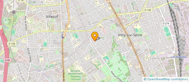 localisation de l'entreprise MADAME SARAH MARCHAL à VITRY-SUR-SEINE