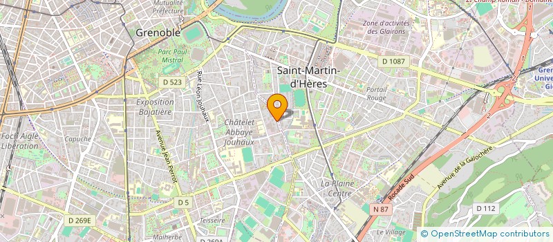 localisation de l'entreprise MADAME SARAH MARCHE  GRENOBLE