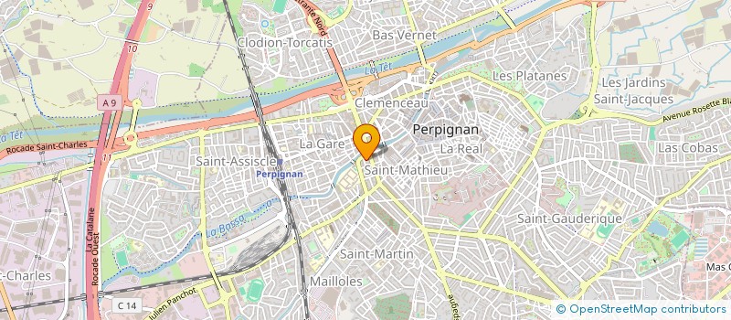 localisation de l'entreprise MADAME SARAH MARCHIPONT  PERPIGNAN