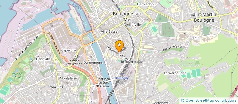 localisation de l'entreprise MADAME SARAH MARCOTTE à BOULOGNE-SUR-MER