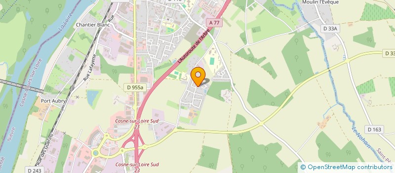 localisation de l'entreprise MADAME SARAH MARCUS à COSNE-COURS-SUR-LOIRE