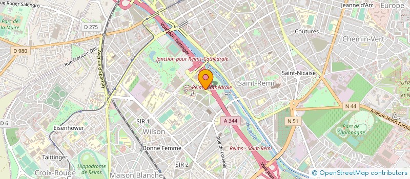 localisation de l'entreprise MADAME SARAH MARQUEZ  REIMS