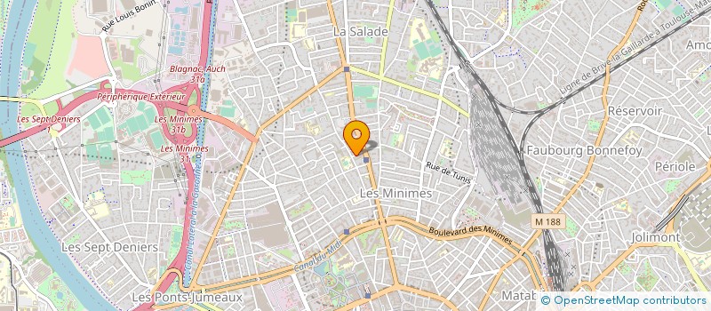 localisation de l'entreprise MADAME SARAH MARQUEZ  TOULOUSE