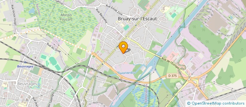 localisation de l'entreprise MADAME SARAH MARTEDDU à BRUAY-SUR-L'ESCAUT