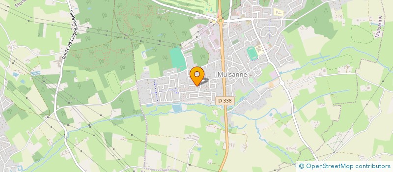 localisation de l'entreprise MADAME SARAH MARTIN  MULSANNE