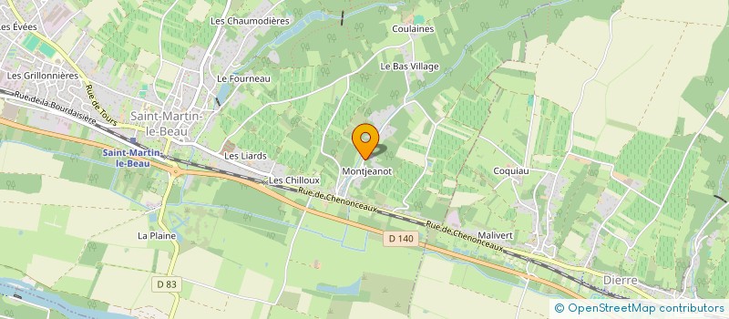 localisation de l'entreprise MADAME SARAH MASON  SAINT-MARTIN-LE-BEAU