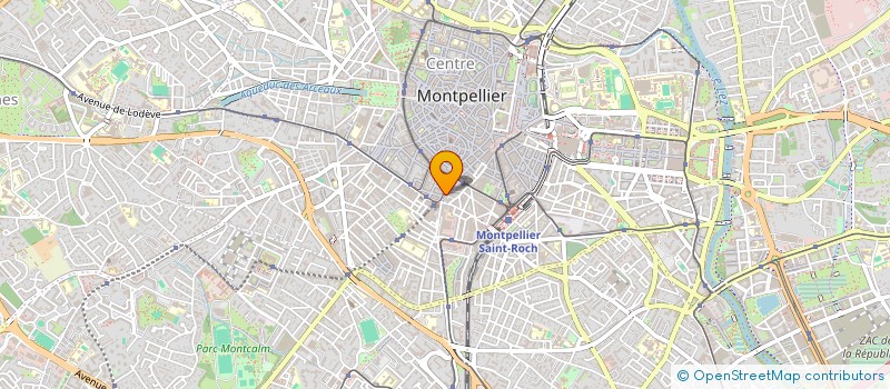 localisation de l'entreprise MADAME SARAH MASOTTA  MONTPELLIER