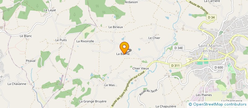 localisation de l'entreprise MADAME SARAH MASSAT  CHAUSSAN