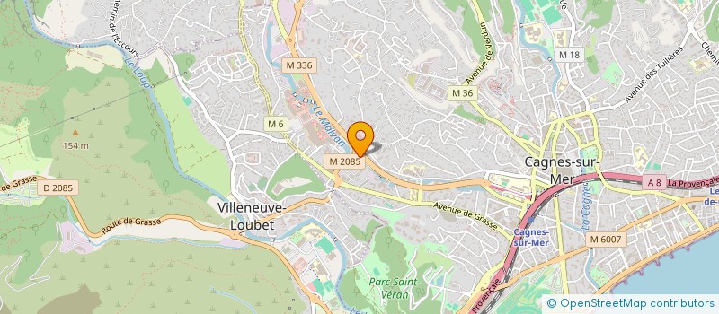 localisation de l'entreprise MADAME SARAH MASSOLIN  CAGNES-SUR-MER