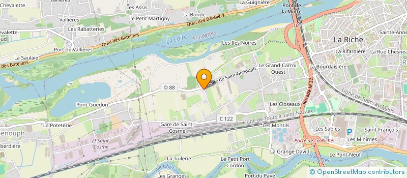 localisation de l'entreprise MADAME SARAH MATIGNON  LA RICHE