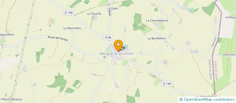 localisation de l'entreprise MADAME SARAH MATRAS  NOYANT-VILLAGES