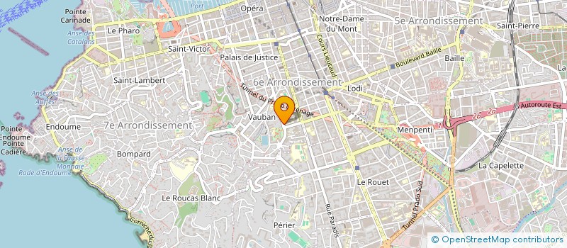 localisation de l'entreprise MADAME SARAH MAUBERT MENDEZ  MARSEILLE