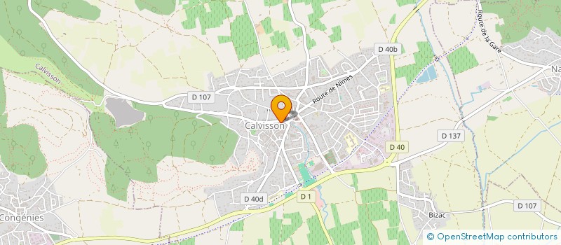 localisation de l'entreprise MADAME SARAH MAUREL  CALVISSON