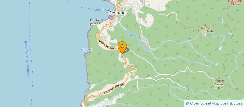 localisation de l'entreprise MADAME SARAH MAURICE MADELON  DESHAIES