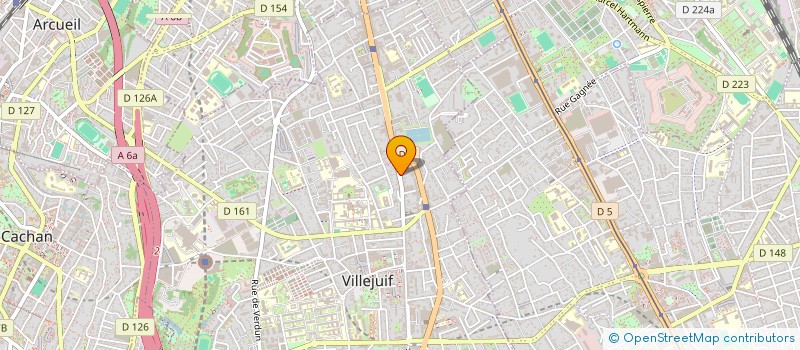 localisation de l'entreprise MADAME SARAH MAZRI  VILLEJUIF