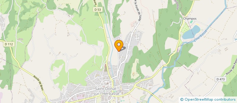 localisation de l'entreprise MADAME SARAH MECHALIKH  SAINT-DONAT-SUR-L'HERBASSE