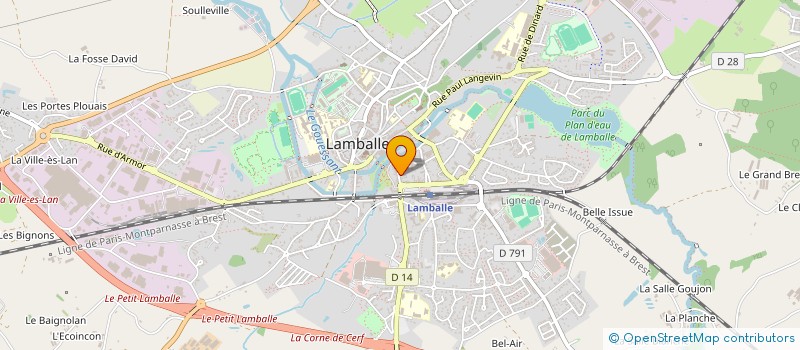 localisation de l'entreprise MADAME SARAH MEHDI  LAMBALLE-ARMOR