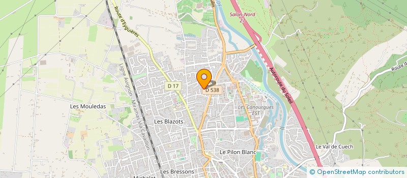 localisation de l'entreprise MADAME SARAH MENDEZ  SALON-DE-PROVENCE