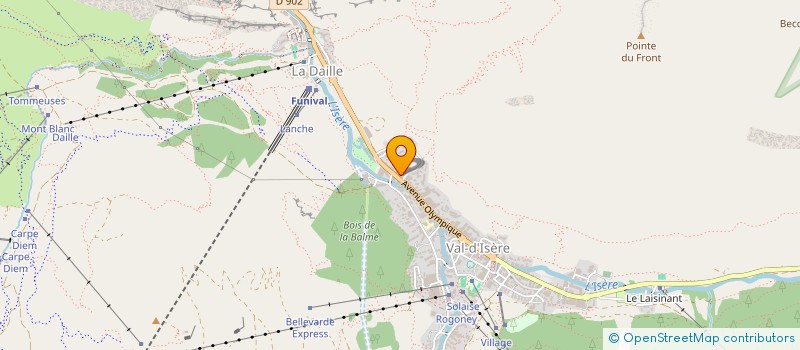 localisation de l'entreprise MADAME SARAH MENDIARA  VAL-D'ISERE