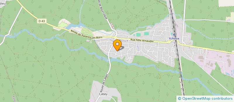 localisation de l'entreprise MADAME SARAH MERLIN  YCHOUX