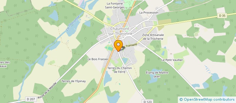 localisation de l'entreprise MADAME SARAH MESSAADIA  CHAUMONT-SUR-THARONNE