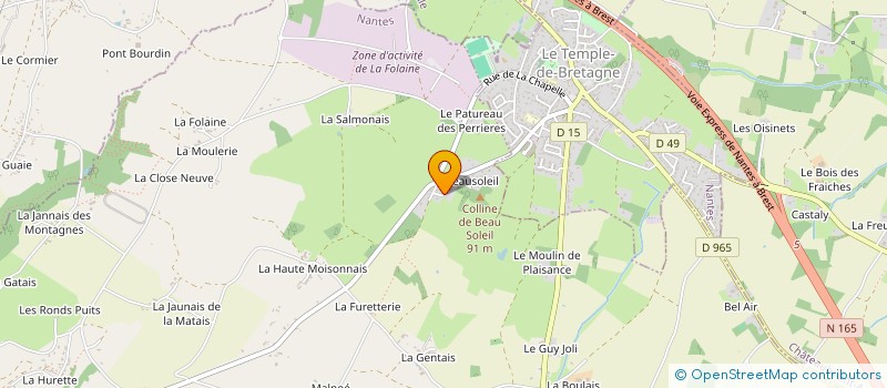 localisation de l'entreprise MADAME SARAH METAYER  CORDEMAIS