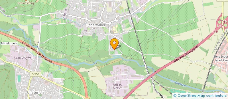 localisation de l'entreprise MADAME SARAH MICHEL  SCHERWILLER