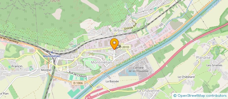 localisation de l'entreprise MADAME SARAH MIKOLAJCZAK à MONTMELIAN