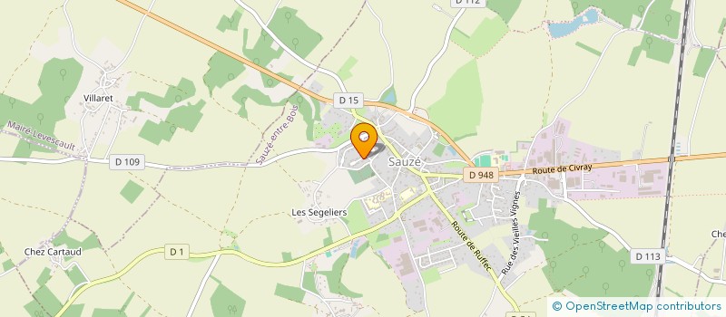 localisation de l'entreprise MADAME SARAH MOINARD  SAUZE-ENTRE-BOIS