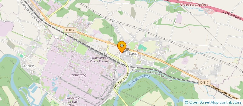 localisation de l'entreprise MADAME SARAH MOLES  LACQ