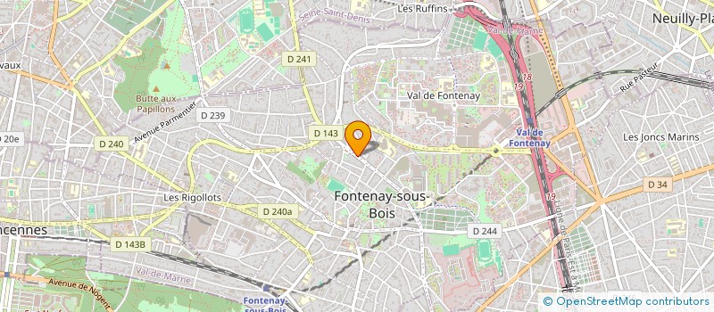 localisation de l'entreprise MADAME SARAH MONDHER à FONTENAY-SOUS-BOIS