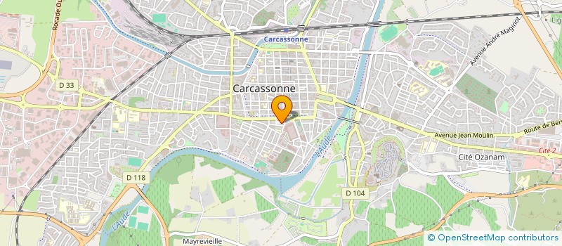 localisation de l'entreprise MADAME SARAH MONREAL-ALBERIDO à CARCASSONNE