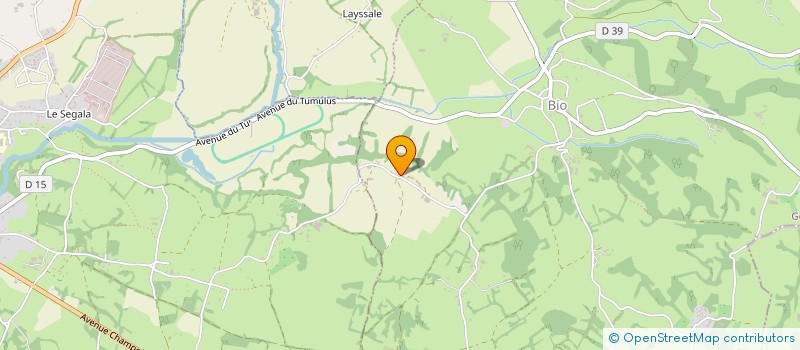 localisation de l'entreprise MADAME SARAH MONTEILLET  BIO