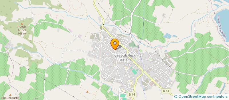 localisation de l'entreprise MADAME SARAH MONTEIRO SANTOS  CAZOULS-LES-BEZIERS