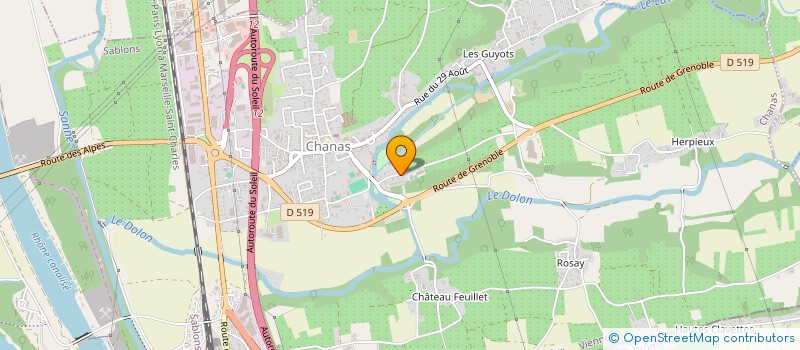 localisation de l'entreprise MADAME SARAH MORALES  CHANAS