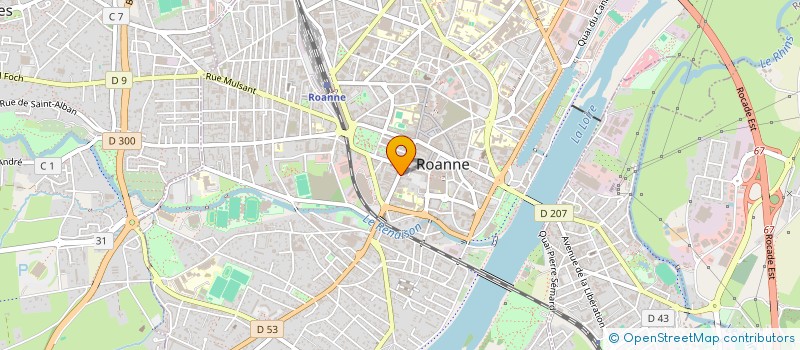 localisation de l'entreprise MADAME SARAH MOREL à ROANNE