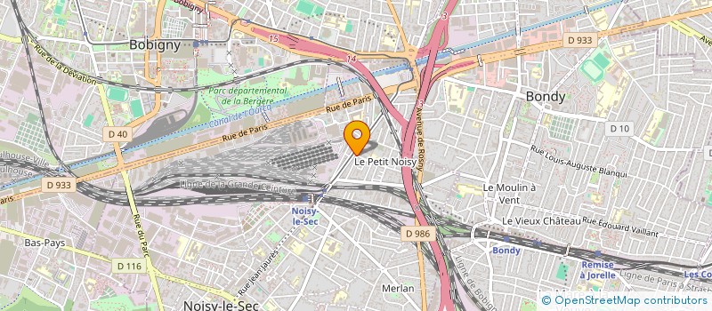 localisation de l'entreprise MADAME SARAH MORELLEC à NOISY-LE-SEC