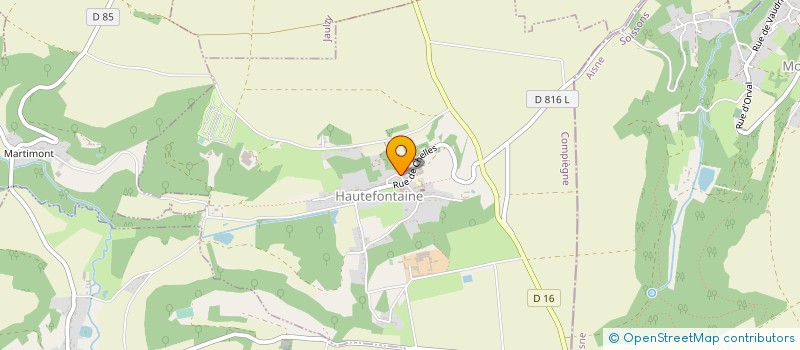 localisation de l'entreprise MADAME SARAH MORIN  HAUTEFONTAINE