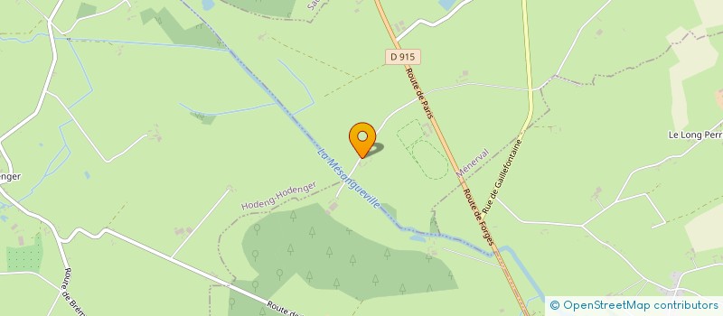 localisation de l'entreprise MADAME SARAH MORIN  MENERVAL