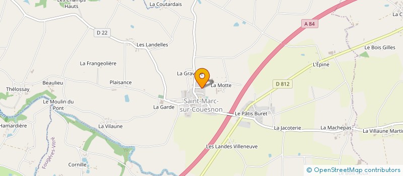 localisation de l'entreprise MADAME SARAH MORIN  SAINT-HILAIRE-DES-LANDES